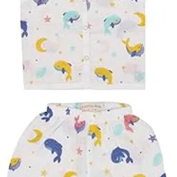 a toddler thing Organic Cotton Muslin Jabla & Shorts|For Boys & Girls|Summerwear Sleeveless Vest|Baby Products|Casual Clothing Set-picture-36