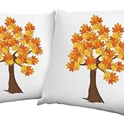 Beatiful Tree Theme Cushion Cover (12x12 Inches)(Pack of 2)-picture-34