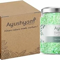 Ayushyam life essentials Relaxing Bath Salt Soak, Soothes Muscles For Soothing and Relaxion Bath Suitable for All Skin Types.-picture-30