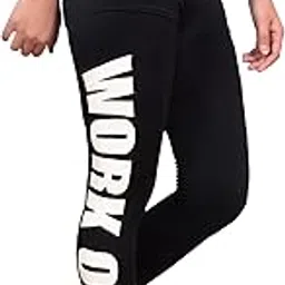 krystle Mesh Yoga Gym and Active Sports Workout Black Stretchable Leggings Tights for Women's & Girl's-picture-37