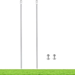 Kichwit 15.9" Long Metal Stakes for Yard Sign, Stainless Steel Hardware and Locking Nuts Included-picture-36