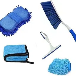 Winkcart Complete Car Care Kit:Carpet and Seat Brush,Window Cleaning Wiper,Microfiber Cloth Heavy,Dual-Sided,Ultra-Absorbent Gloves & Sponge Interior & Exterior Cleaning Essentials-image-99