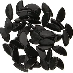 JAZZY PEARLS 25 Pairs Push Silicone Nose Pads for Glasses Spectacles Eyeglass 15mm Black-picture-31