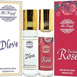 Al Najaf 8 ml Roll on Attar | D Love | Persian Rose | Combo of 2-picture-15