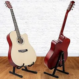 Mustang Guitar Stand Foldable Universal A-Frame Style Guitar Stand Black For Acoustic Electric Guitars-picture-64