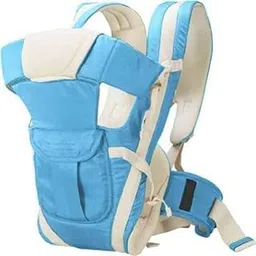 Duggu Kids 4-in-1 Adjustable Baby Carrier Cum Kangaroo Bag/Baby Carry Sling/Back/Front Carrier for Baby with Safety Belt and Buckle Straps (Sky Blue)-picture-33