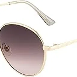 ted smith Men's Women's UV Protection Brown Pink Graded Lens Gold Round Sunglasses-picture-37