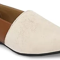 Men's Loafers Monk Shoes with Buckle Detail Casual Slip On Ethnic Mojaris/Soft Cushioned Footbed with TPR Sole/Stylish Trending Lightweight Shoe for Party and Weddings-image-19