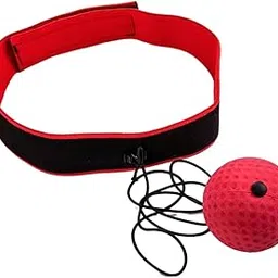 THE STYLE SUTRA Boxing Reflex Ball Headband for Kids Adults Home Gym MMA Adjustable Headband Red Black-picture-21