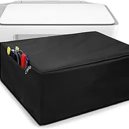 Alifiya Dust Proof Washable Printer Cover for HP DeskJet 2332 / 2776 / 2729 / 2338 All-in-One Inkjet Colour Printer - Black-picture-18