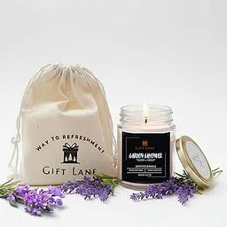 Lavender Soy Candle 100% Natural Soy Wax Jar Candle, Essential Oil Scented Aromatherapy, 180g, 40+ Hour Clean Burn, Warm Home Fragrance, Premium Gift for Bedroom & Living Room-picture-24