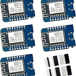 Hosyond 5Pcs D1 Mini NodeMcu ESP8266 ESP-12F Wireless WiFi Module Internet of Things Development Board Compatible with Arduino/WeMos-picture-15
