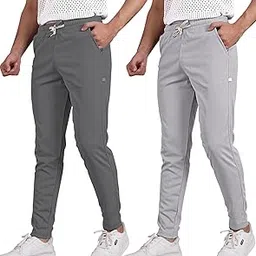 septem Men's Cotton Blend Track Pants for Active Lifestyles, Stylish Design Comfortable and Versatile Active Wear Combo Pack of 2|81-picture-35