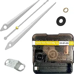 IndianEcraft Ormove Movement Plastic Ticking Wall Clock Machine with Needles (Needles : Long White)-picture-22