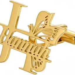 moskai Personalised Butterfly Gold Name Cufflinks for Women | Custom Engraved Cuff Links | Elegant Jewelry Gift for Her | Personalized Wedding and Birthday Accessories-picture-22