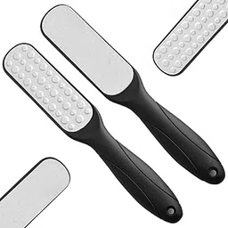 TEMPERIA (1pc) Foot Scrubber for Dead Skin - Double Sided Pedicure Kit for Women - Feet File Scrub Tools, Heel Scraper Filer & Leg Cleaner Brush - Easy to Use (Multicolour) (HF724)-image-20
