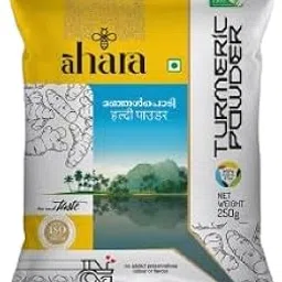 ahara Turmeric Powder, 250GM, Natural Golden Turmeric Powder with No Added Flavours and Colours-image-0