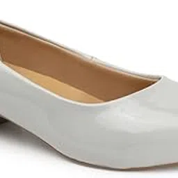 carlton london Women Comfortable Block Heel Round Toe Slip On Fashion Shoes for Daily use, Office use, Casual use-picture-39