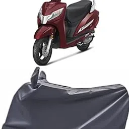 RAIN SPOOF Waterproof Scooty Body Cover Compatible with Activa 125 Dust Proof Cover Protects from Rain and Sunlight Uv Proof | Grey-picture-26