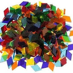 Enakshi® 3x250 Pieces Color Clear Glass Mosaic Tiles for DIY Crafts 11mm|Crafts | Glass & Mosaics | Glass & Mosaic Tiles-image-12