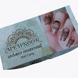 Mehnoor Nail Art Henna Cones for Temporary Tattoo Design, Brown box of 10 pieces-picture-52
