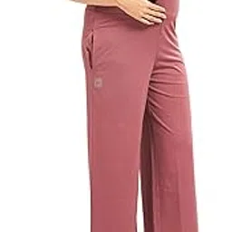 av2 Women's Cotton Lycra Stretchable Relaxed Fit Maternity Pants | Maternity Yoga Pants | Maternity Trousers -5556 image 1