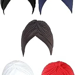 bismaadh Women Stretch Turban Style Chemo Cap Beanie Head Wrap Headcover-picture-10