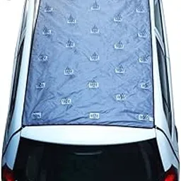 13 13 Car Protection Cover Roof Bonnet (Spikes) Only 1Pcs Universal Size Single Half Pcs Car Cover for Car Bonnet and Roof with Spikes Complete Protection from Dogs, Pets Animal (58 X 38 in)-picture-32