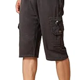 UZARUS Men's Cargo Capri Shorts with 9 Pockets image 1