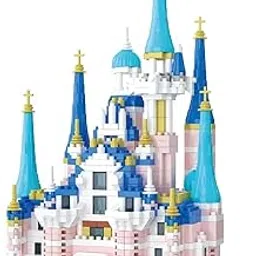Princess Castle Building BlockToys for Girls Toys for Kids Birthday Gifts Toys for 6+ Years Old Girls, Multi Color(1300pcs)-picture-26