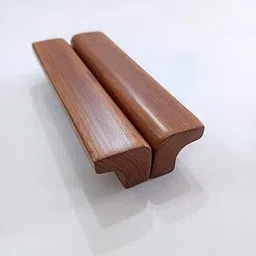 generic Interior HUT 3 Raw Handle Ready to Polish for Office & Home | Pull Wooden Natural Handle for Wardrobe, Doors, Cabinet & Drawers- 1 Pair (4 INCHES)-picture-14