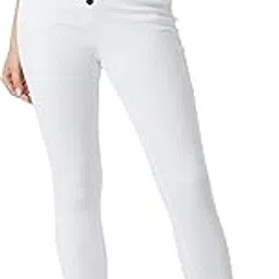 miss chase Women's White Skinny Fit High Rise Clean Look Stretchable Regular Length Denim Jeans-picture-25
