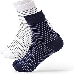 2 Pair Sports Ankle Cotton Socks | Free Size| Breathable| Daily Use| Multicolor| Odour-Free and Breathable | Padded Base and Anti-bacterial-image-59