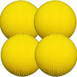 VINSON Windball Soft Leather Cricket Balls in 90 gm with Ideal Bounce for T20 Matches,Indoor Turfs, Training or Practice Sessions, Pack of 4 Balls-image-2