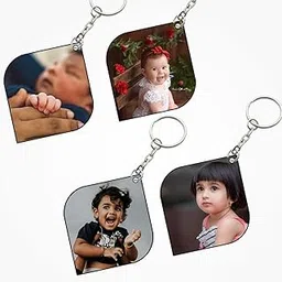 haniry Personalized Sublimation Photo Keychain | Premium Glossy Finish | Waterproof & Durable-picture-11