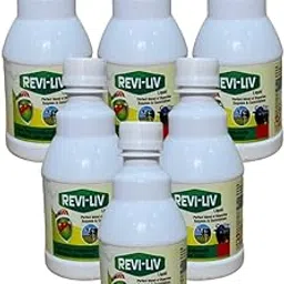veqtis helthcare REVILIV 200 Ml, Liver Tonic for Cow, RVHEALTHCARE,Buffalo, Goat, Sheep and Other Diary and Farm Animals (Pack of 6) image 1