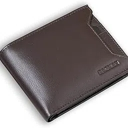 Leather Wallet for Men | RFID Protected with 7 Card Slots and 2 Secret Compartments | Ideal Stylish Wallet and Gift for Men (Brown)-image-37
