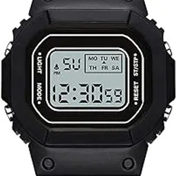 swadesi stuff Digital Multi Color Back 7 Light Day/Date Watch for Boys & Girls-picture-19