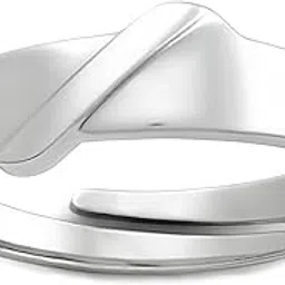 the marketvilla Pure 925 Silver Rings for Men - Adjustable Finger Ring for Men, Sterling Silver Ring for Boys-picture-10