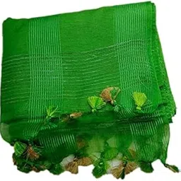 kahkashan naz boutique Naaz Boutique_ Handloom Women's Cotton Art Silk Kota Ghicha Chrckred Transparant Saree With Strips Blouse-picture-41