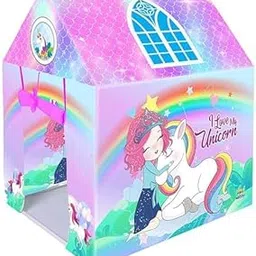 Rianbow Unicorn Theme Tent House for Girls and Boys Toy Home (Multicolor)-picture-17