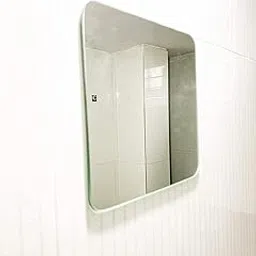 INFUSION DEKORS Makeup Mirror Glass for Bathroom Wall - Decorative Interior Decor Mirrors for Bedroom, Living Room, Drawing Room, Hall, Makeup Room and Wash Basin Square Shape (Size - 8x8 Inch Plain)-image-32