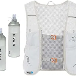 Hydration Vest Backpack Breathable Hydration Bag for Climbing Outdoor Riding L Light Grey Orange-picture-31