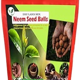 Iagrifarm Compost mixed Neem Seed Ball - Pack of 50 Balls - Throw & Grow Tree Seed Ball/Earth Ball/Natural Gift-picture-29