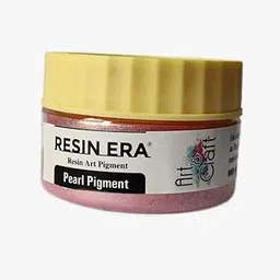RESINERA Mica/Pearl Powder Pigment Non-Toxic Safe Cosmetic Grade Metallic Mica Flour for Soap Making Bath Used for Cosmetic | Lips Makeup (L Pink 20 g)-image-1
