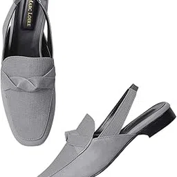 marc loire Women's Faux Leather Comfortable Slip on Mules Shoes for Casual Wear, Party and Formal Occasions.-picture-38