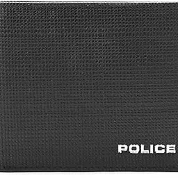 police Drick Bi-Fold RFID Slim Coin Wallets for Men Leather Original Gents Purse Gift for Men - Black-picture-17
