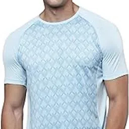 sporto Men's Instacool Printed Jersey Tee with Side Mesh-picture-15