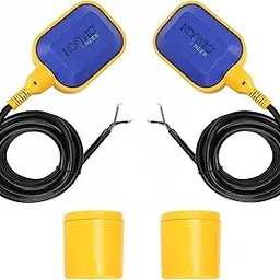 Konvio Neer 2M Float Switch Liquid Water Level Controller Sensor for Pump and Water Tank | 250V AC Voltage Water Level Sensor (Wire Length: 2M) | Pack of 2 image 1