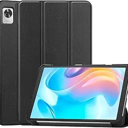 Printme Slim Tablet Case Compatible for Realme Pad Mini 8.7Inch, Tri-Fold Smart Tablet Case,PC Back Shell Slim Case Multi- Viewing Angles Stand Hard Shell (Black)-picture-14